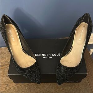 Kenneth Cole Women's Sparkling Black Heels